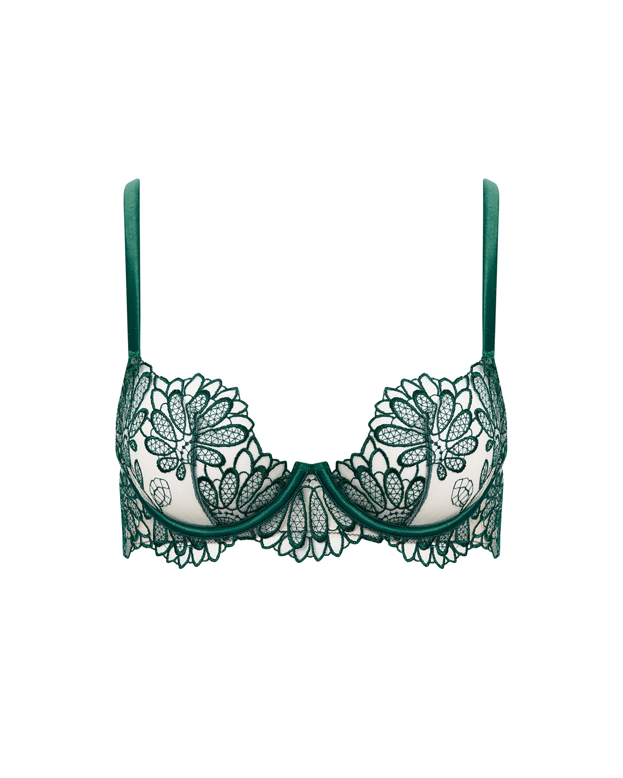 Bluebella Soutien-gorge Transparent Floral Amaris Vert