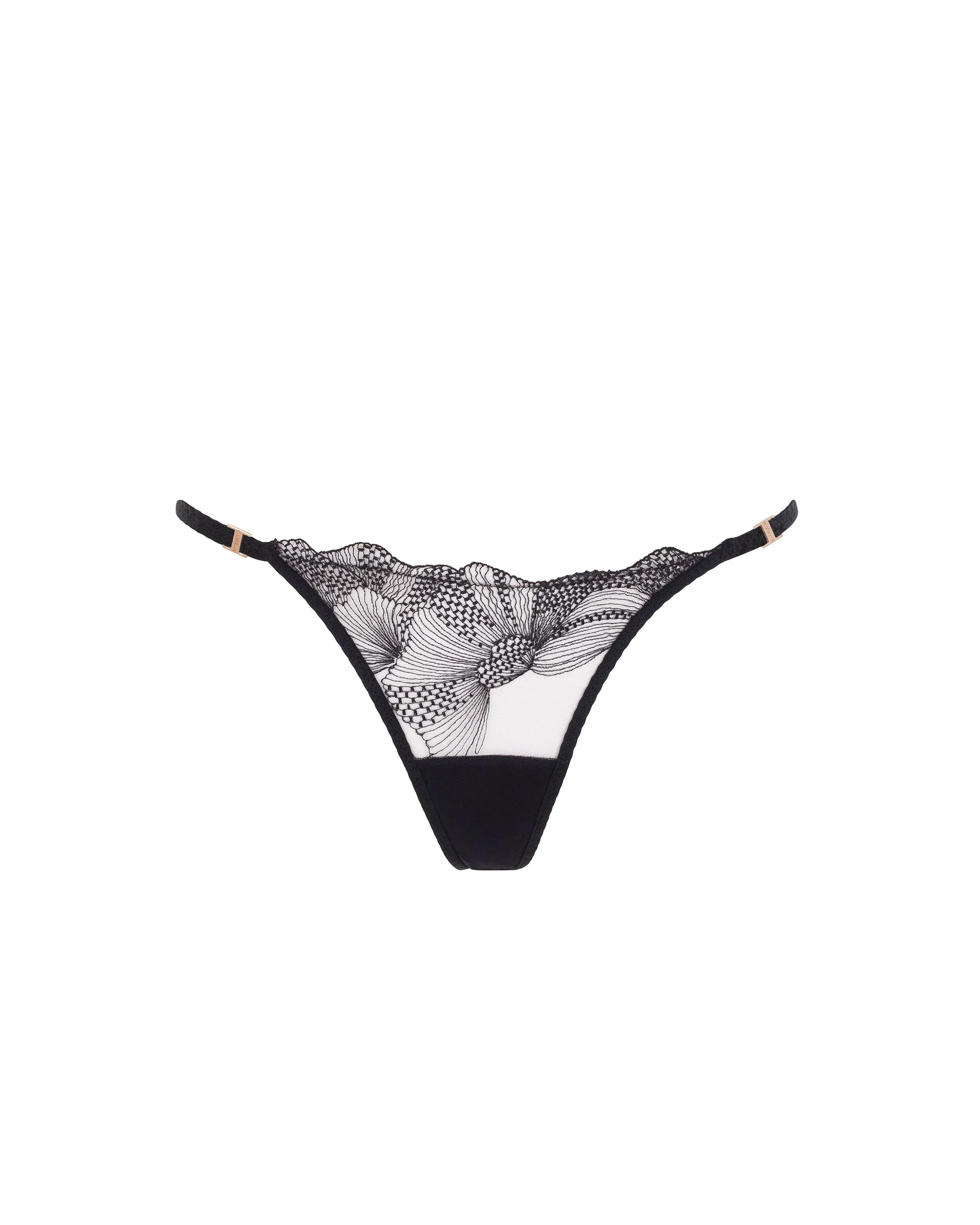 Bluebella String Adeline Transparent/Noir