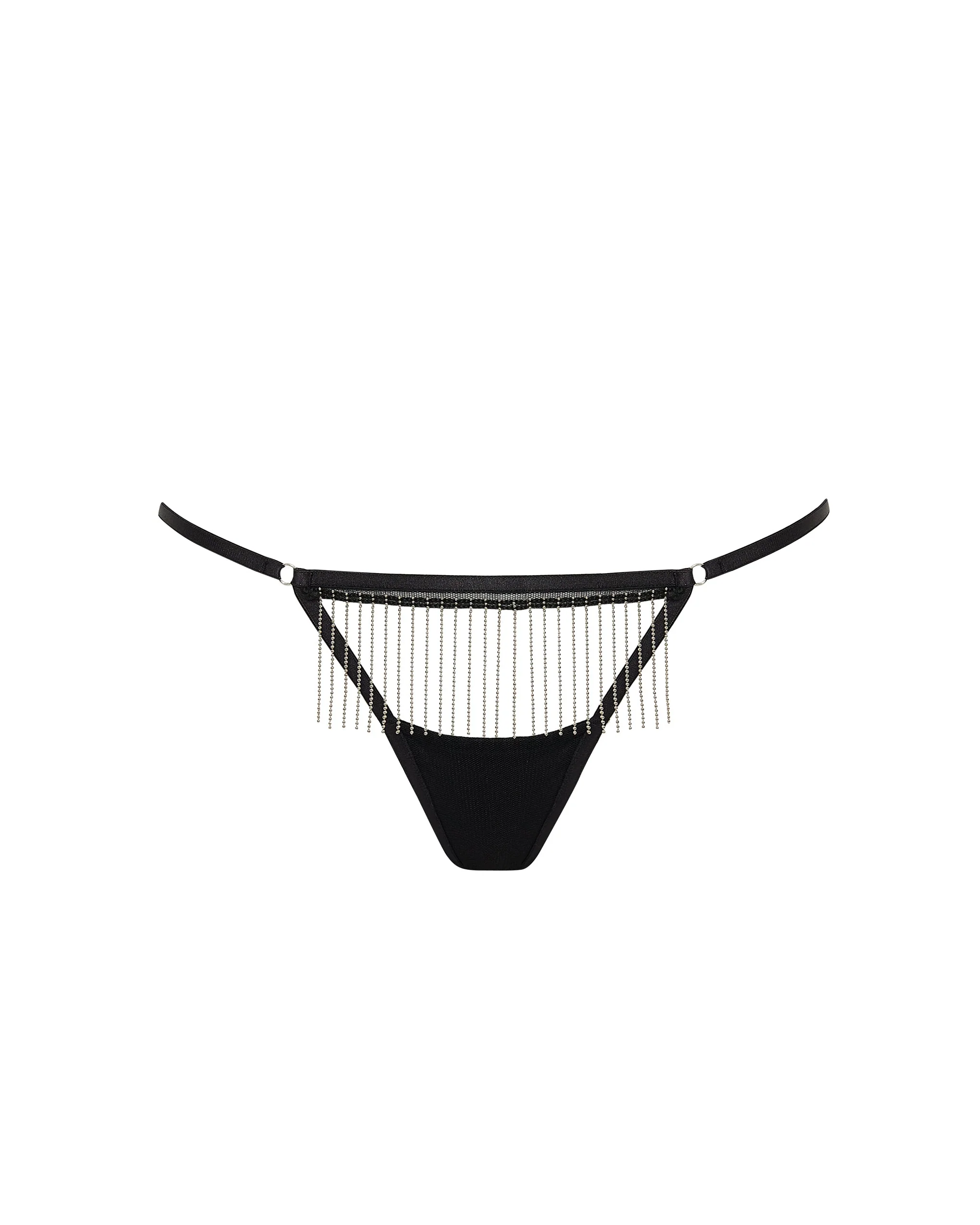 Bluebella String Antoinette Noir/Argenté