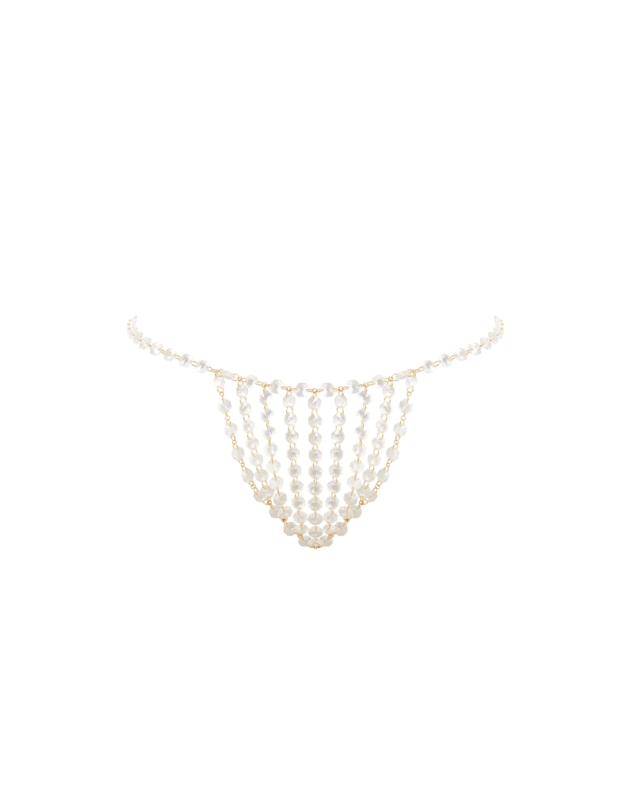 Bluebella String en Cristal Transparent