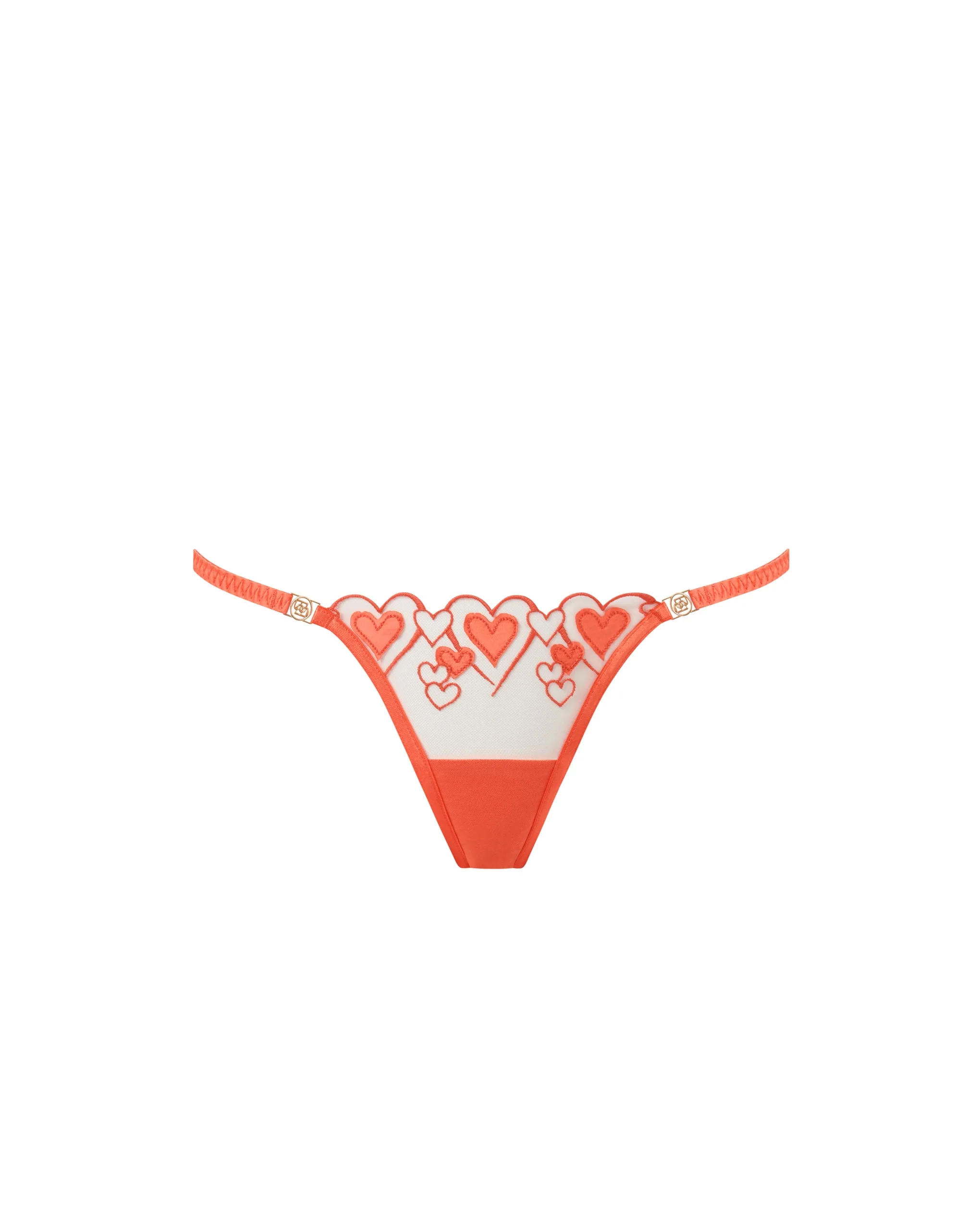 Bluebella String Ouvert Harlow Corail/Transparent