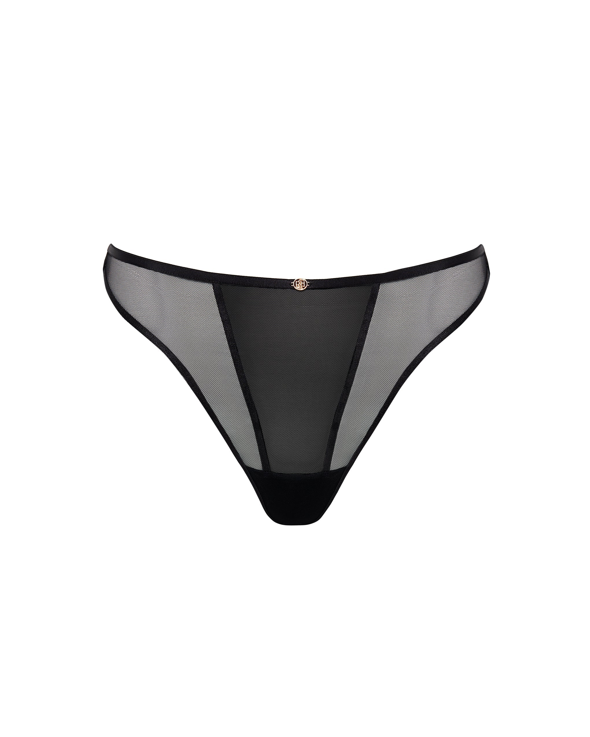 Bluebella String Taille Haute Alya Eco Noir