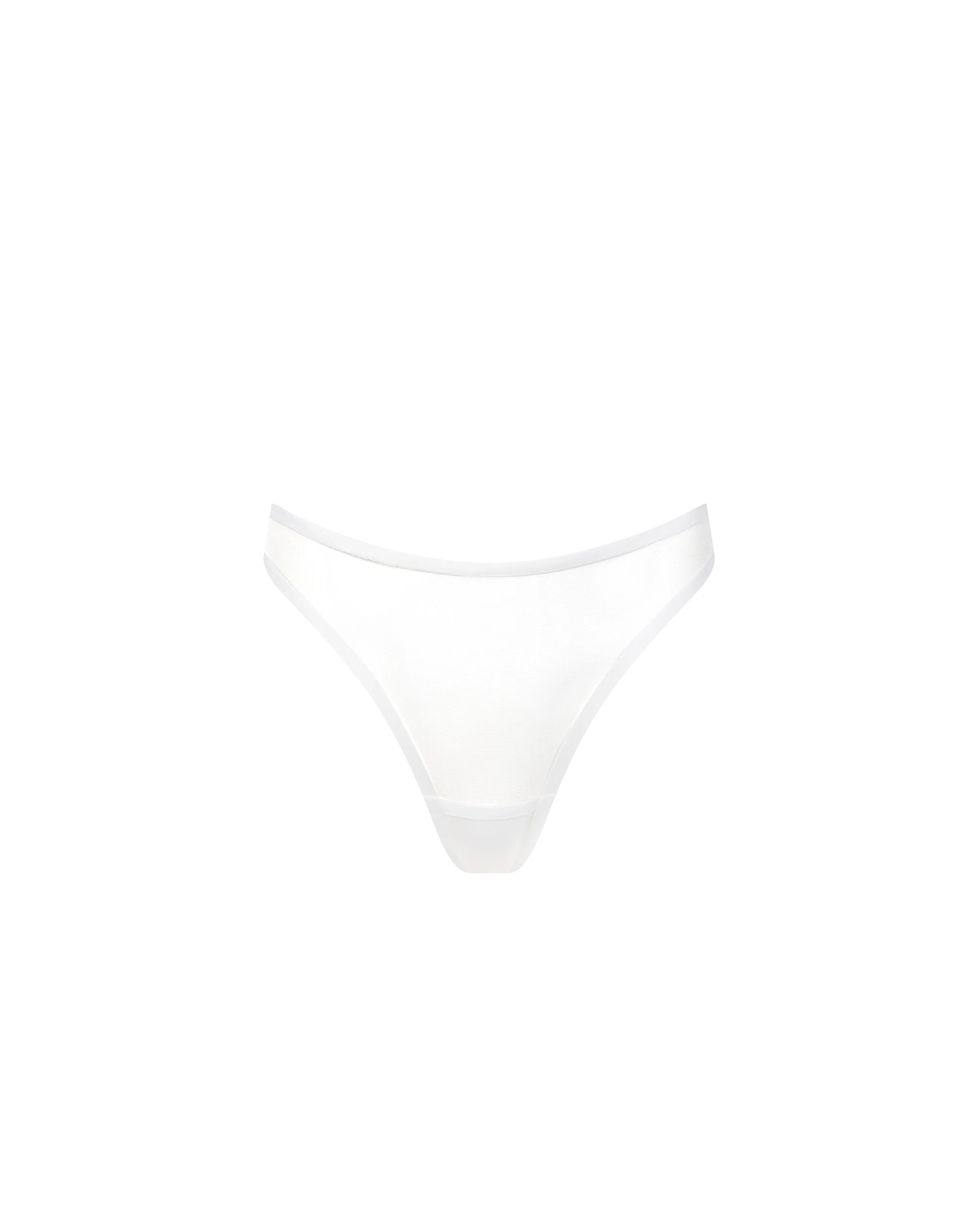Bluebella String taille haute Naomi Blanc