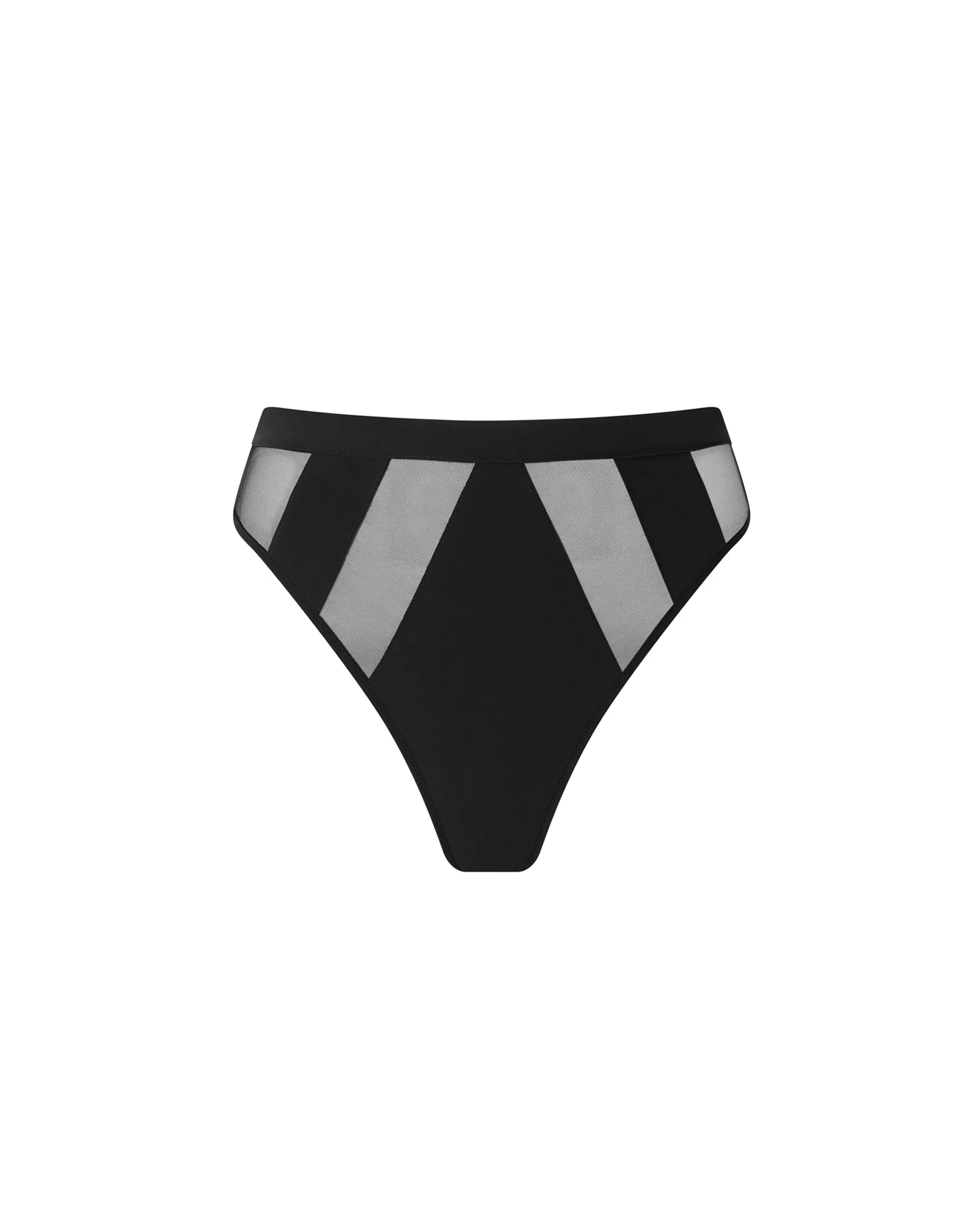 Bluebella String Taille Haute Orla Noir