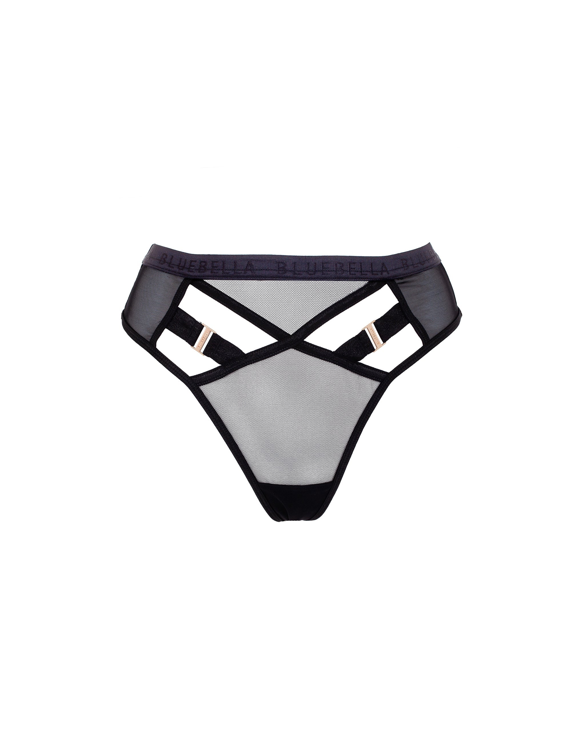 Bluebella String Taille Haute Oslo Noir