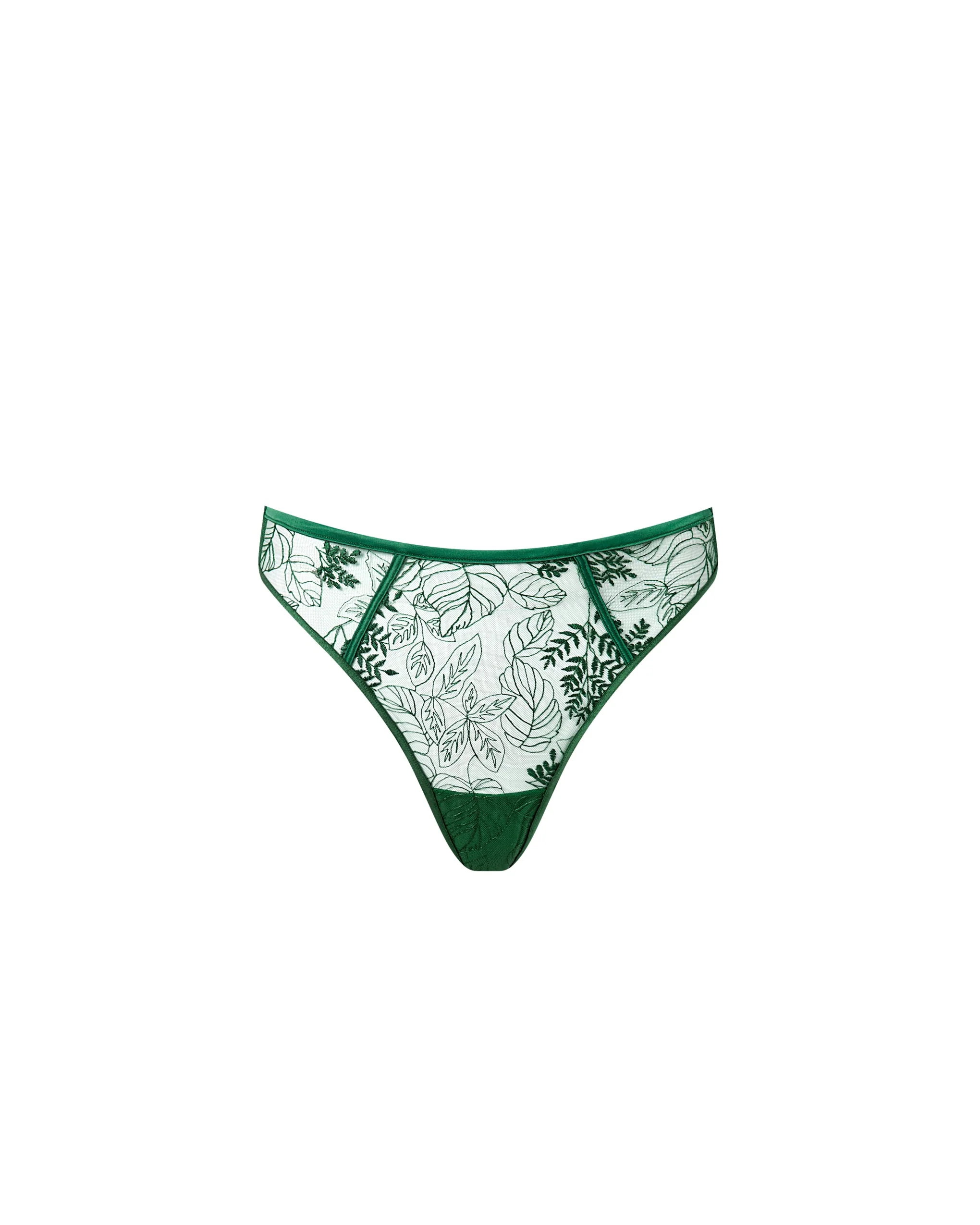 Bluebella String Taille Haute Transparent Seraphim Vert
