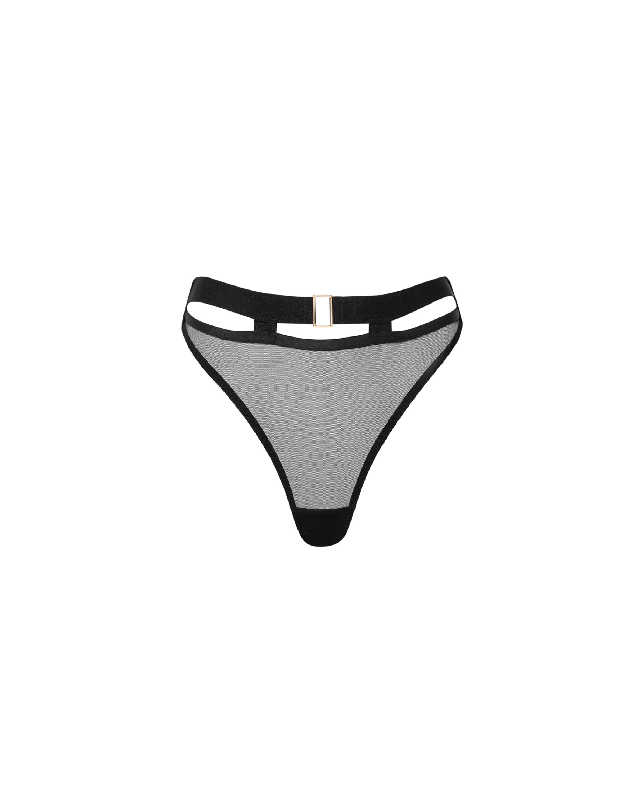 Bluebella String Taille Haute Trinity Noir