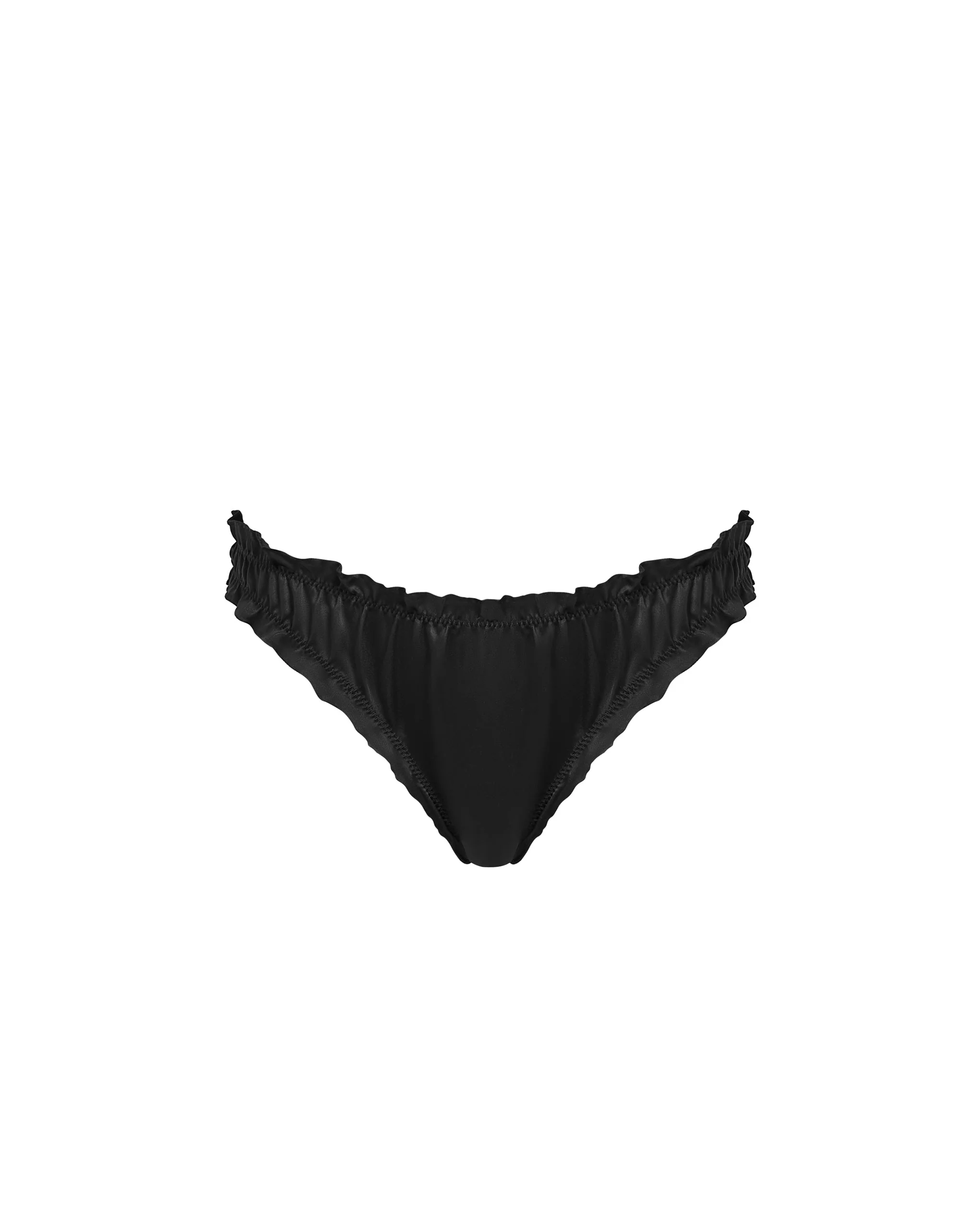 Bluebella String Verona Cadeau en Satin Noir