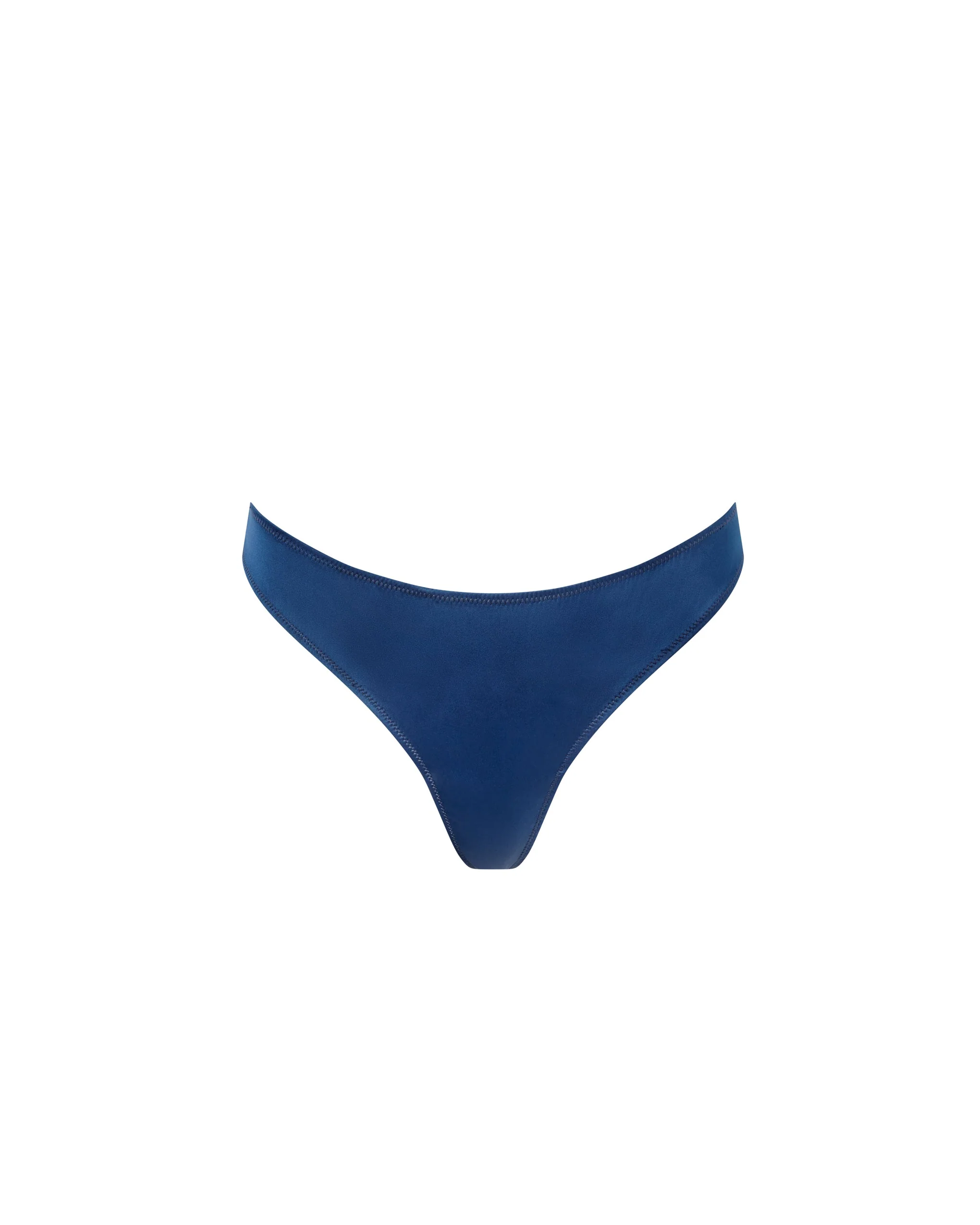 Bluebella String Verona en Satin Bleu Marine