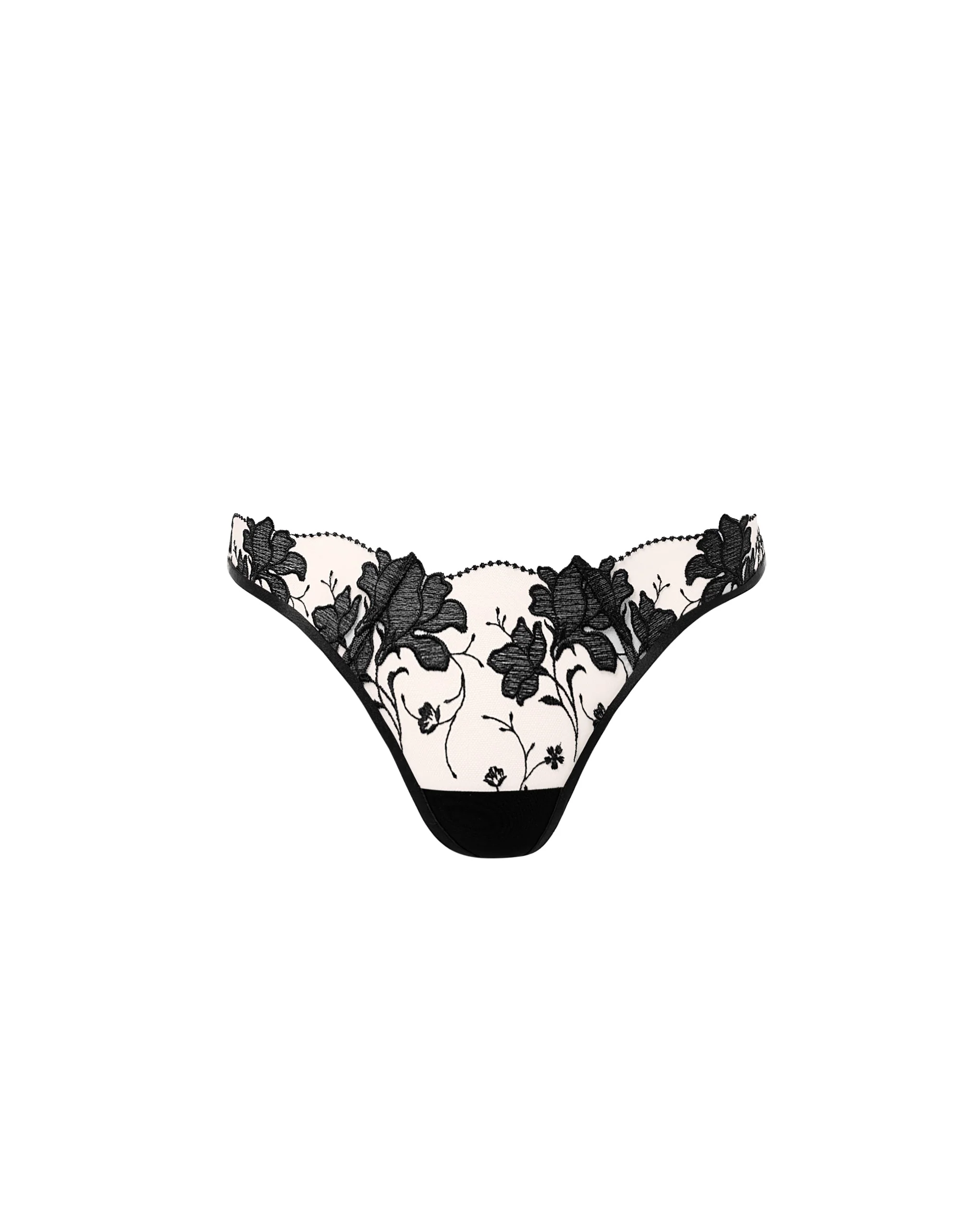 Bluebella String Yvette Noir/Transparent