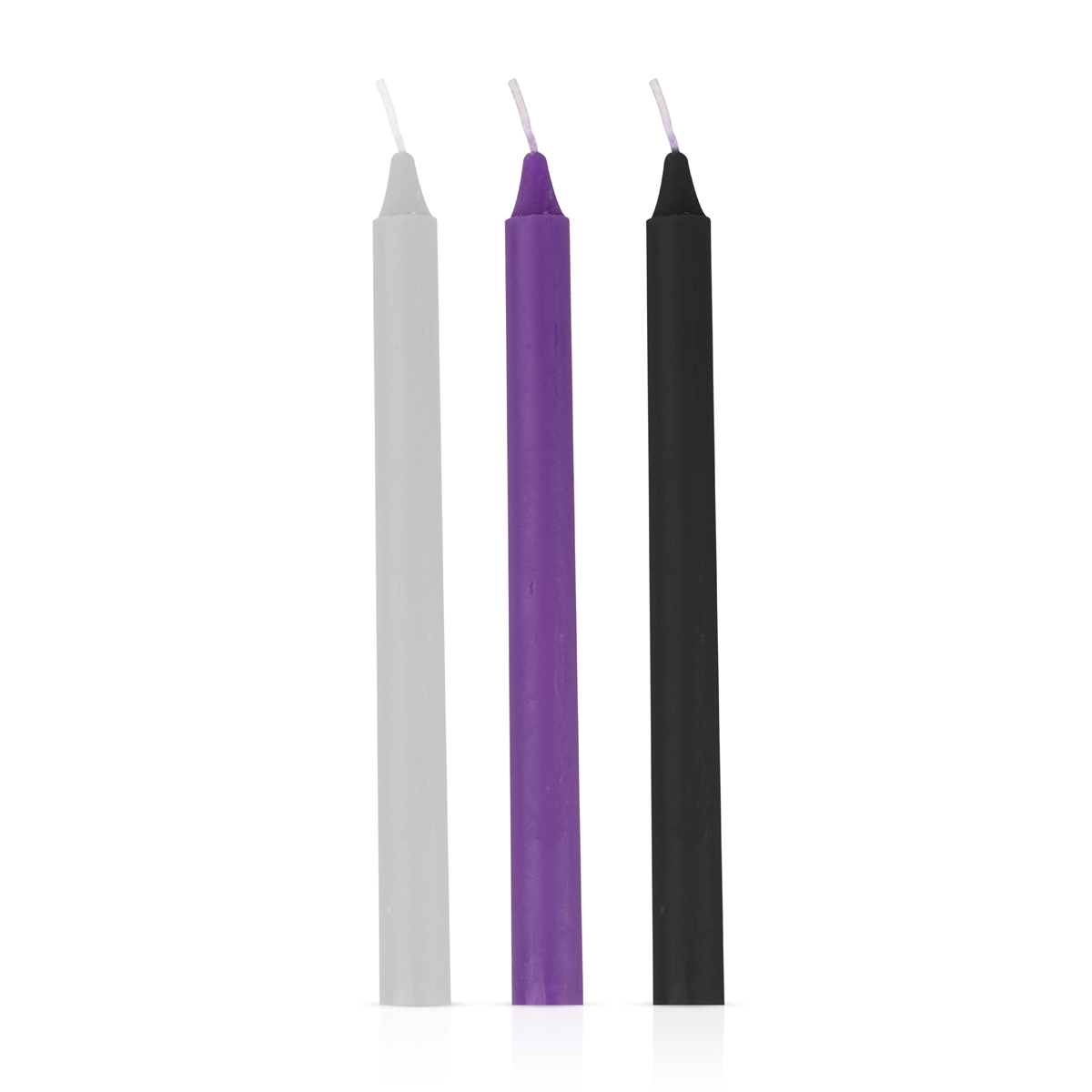 3 Bougies sensuelles HOT WAX 17cm