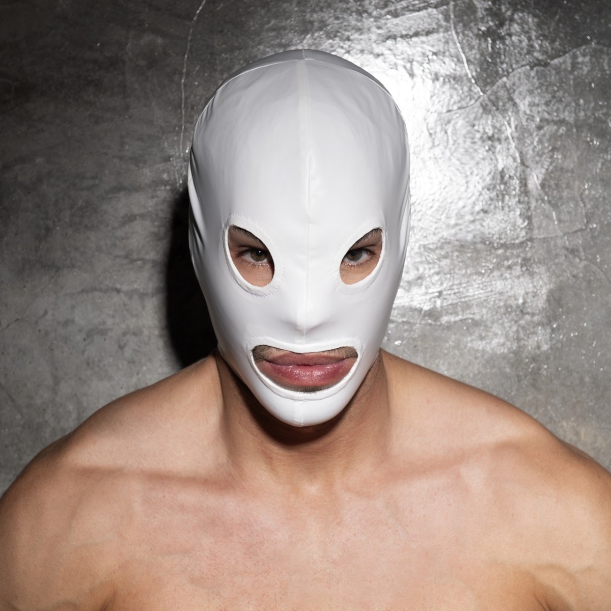 AD Fetish Cagoule FETISH RUB Blanche