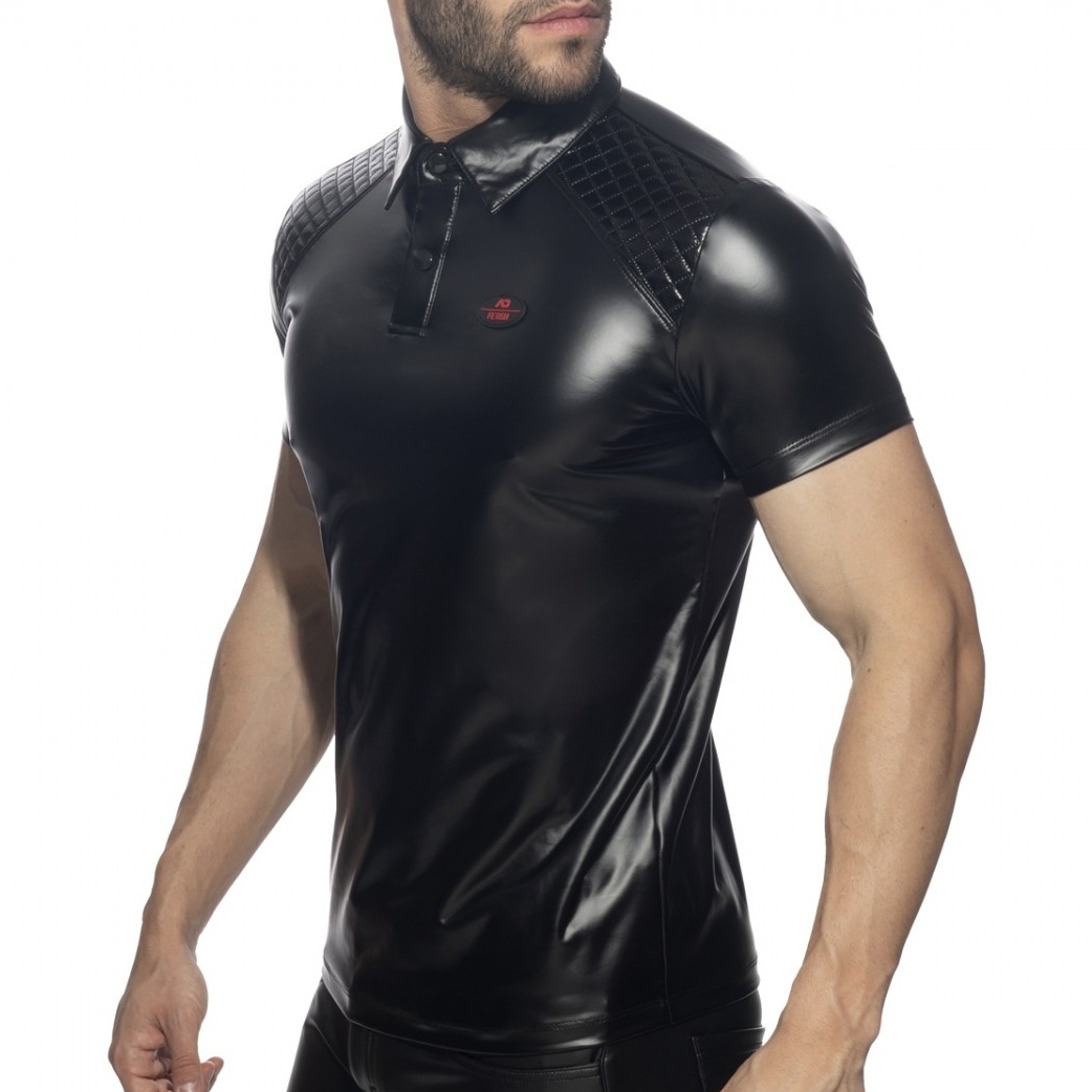 AD Fetish Polo RUB FETISH Noir