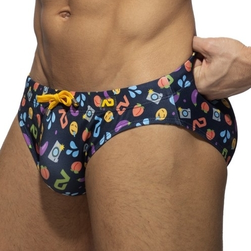 AD Fetish Slip de bain EMOJI SWIM Marine