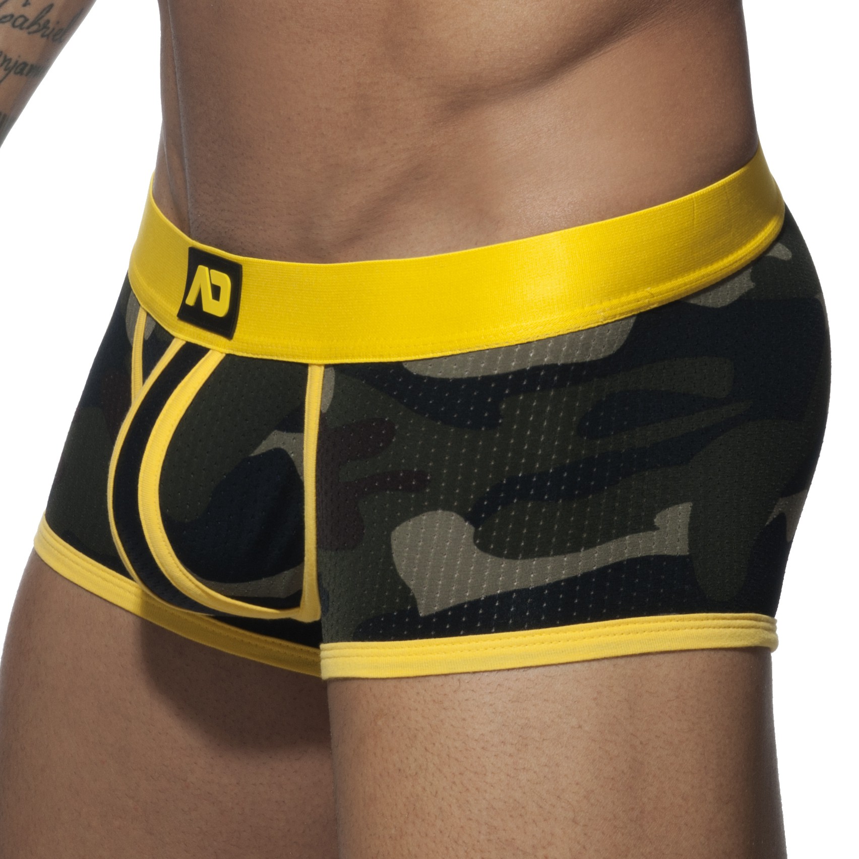 Addicted Boxer CAMO STRIPE Jaune