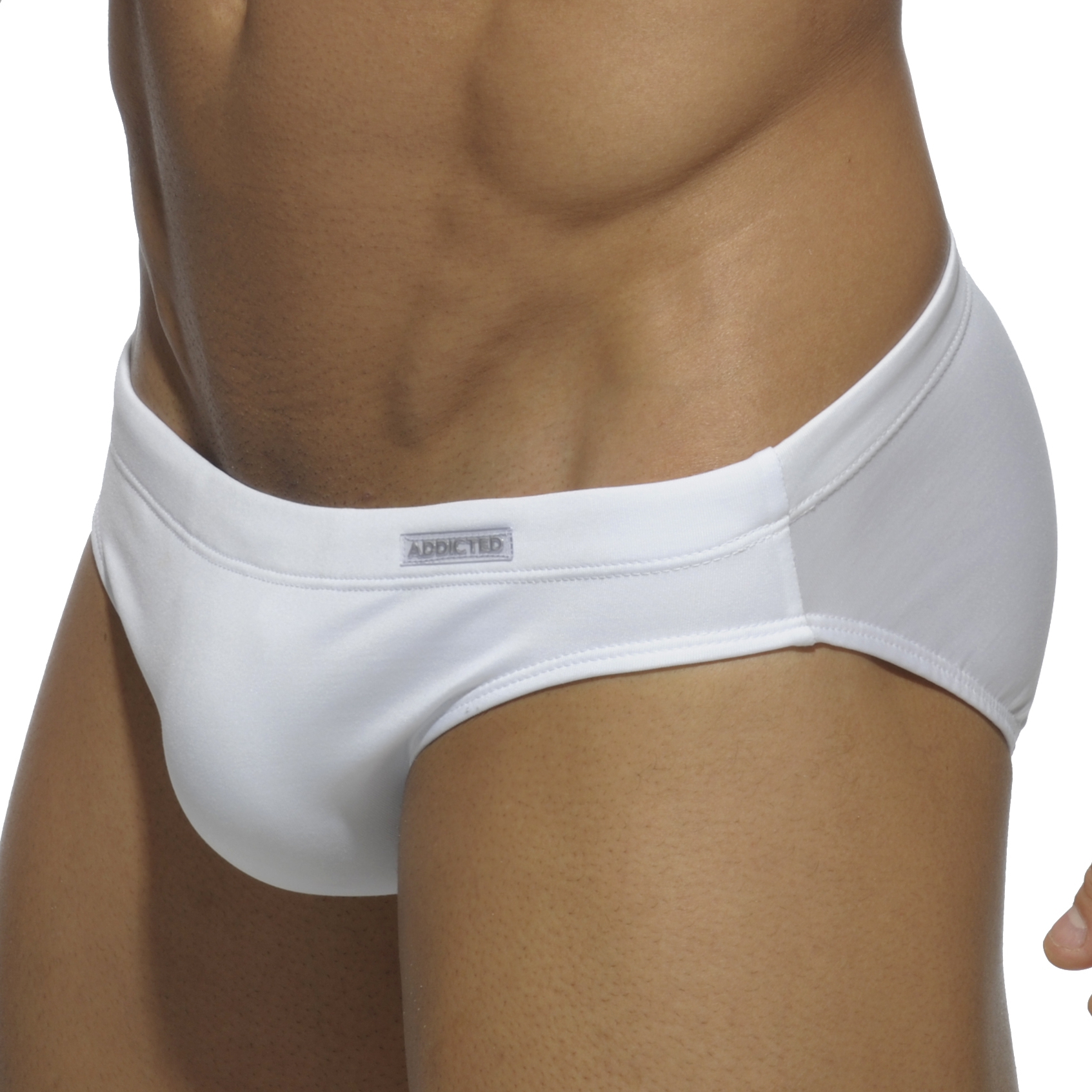 Addicted Boxer de bain Rainbow AD Blanc