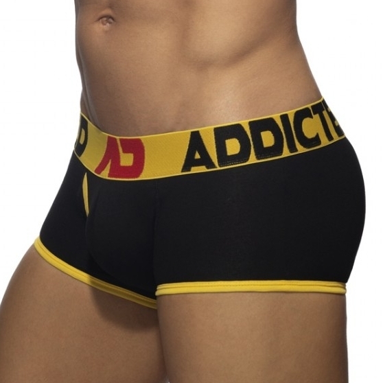 Addicted Boxer OPEN FLY Noir-Jaune