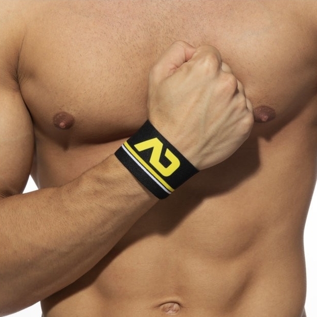 Addicted Bracelet AD Noir-Jaune
