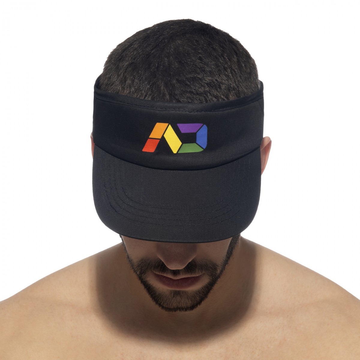 Addicted Casquette Visière RAINBOW TENNIS Noire