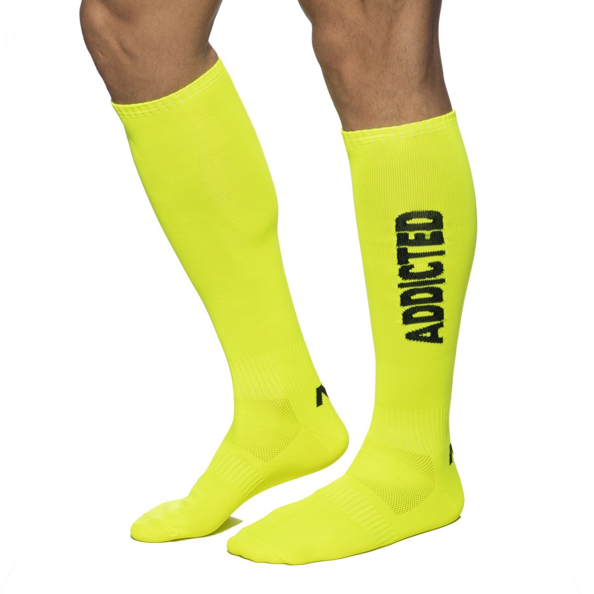 Addicted Chaussettes hautes NEON SOCKS Addicted Jaune