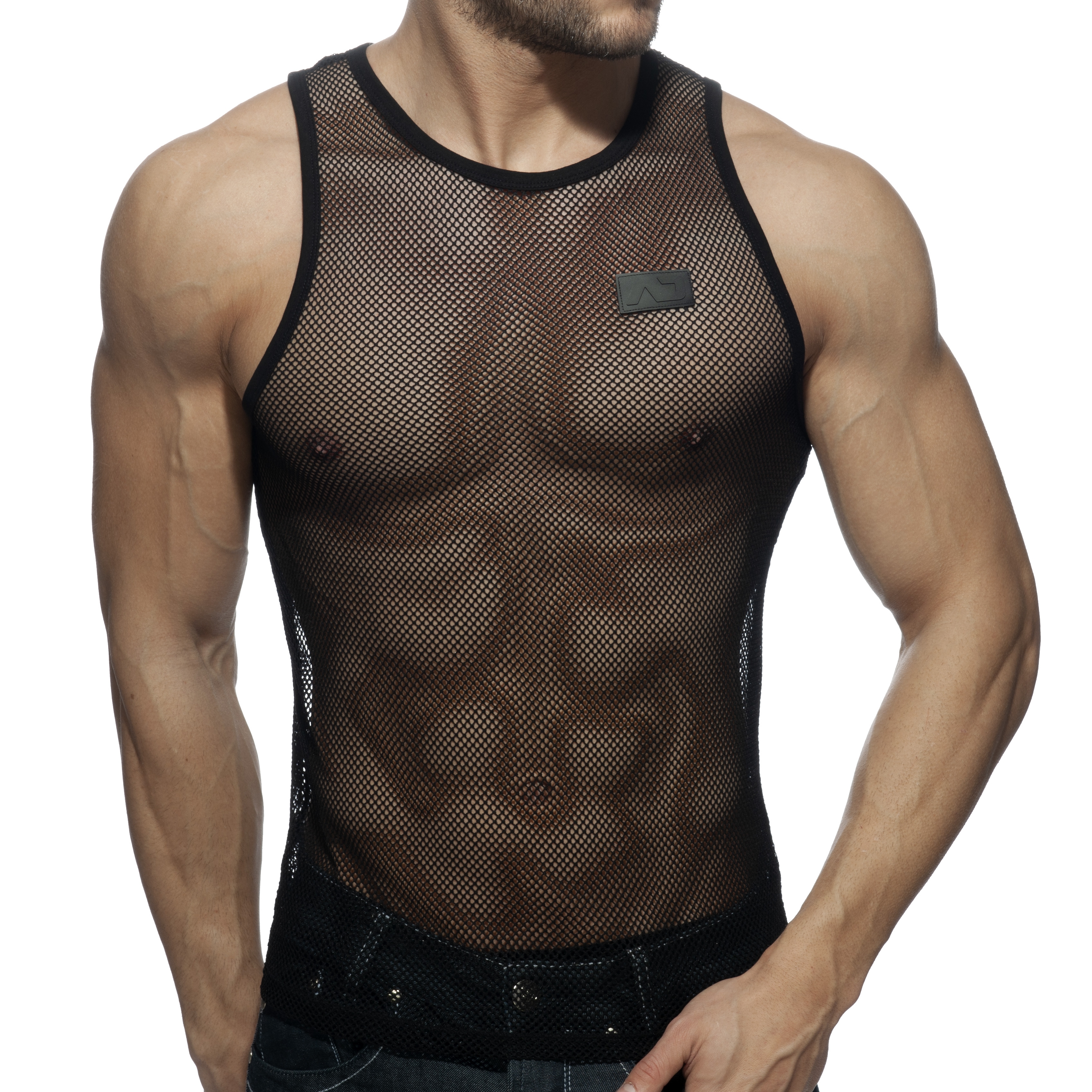 Addicted Débardeur MESH TANKTOP Noir