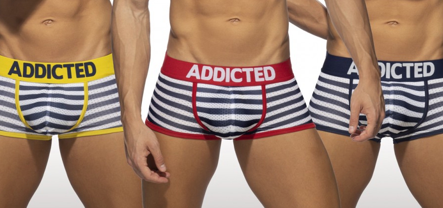 Addicted Lot de 3 Boxers SAILOR BOXER MESH