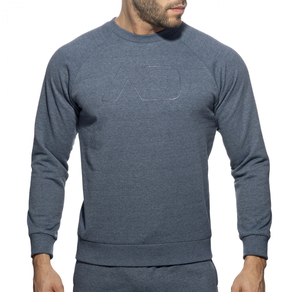Addicted Pull RECYCLED COTTON Bleu marine