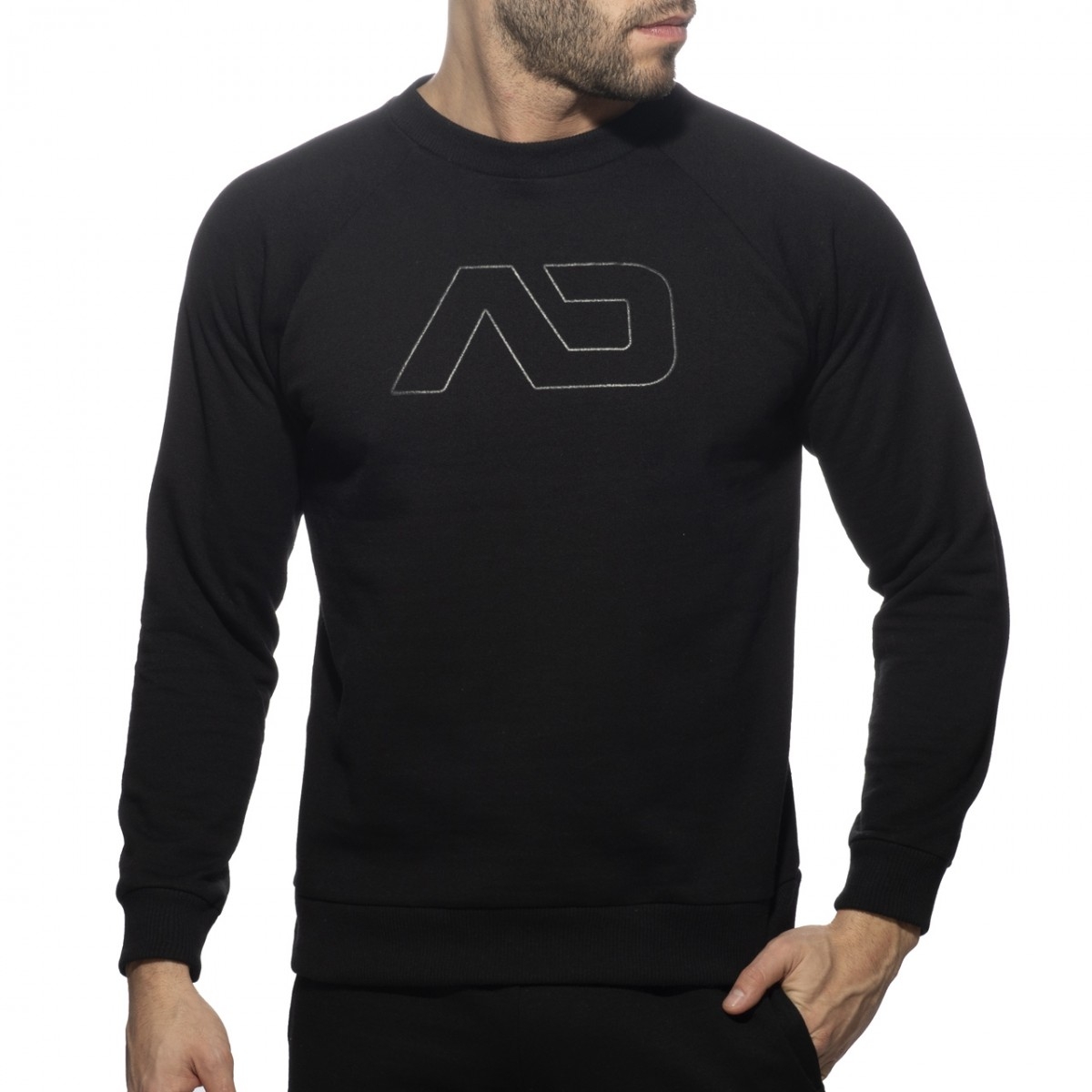 Addicted Pull RECYCLED COTTON Noir