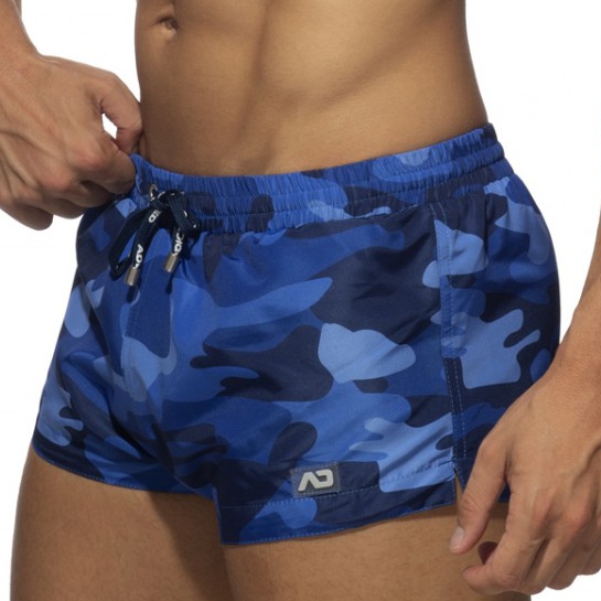 Addicted Short de bain CAMO SWIM Bleu