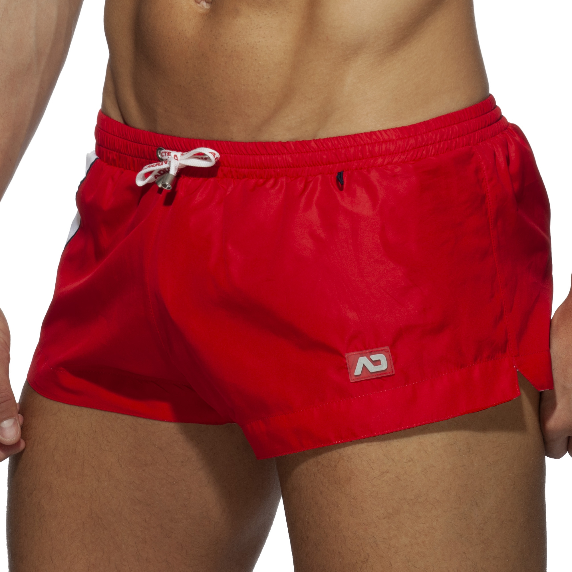 Addicted Short de bain RACING SIDE Rouge
