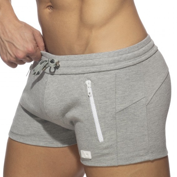 Addicted Short DOUBLE ZIP Gris