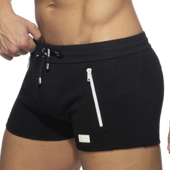 Addicted Short DOUBLE ZIP Noir