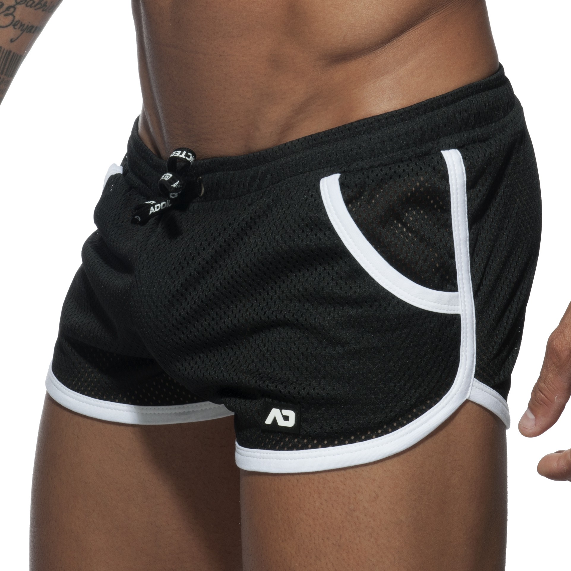 Addicted Short ROCKY BASIC Mesh Noir