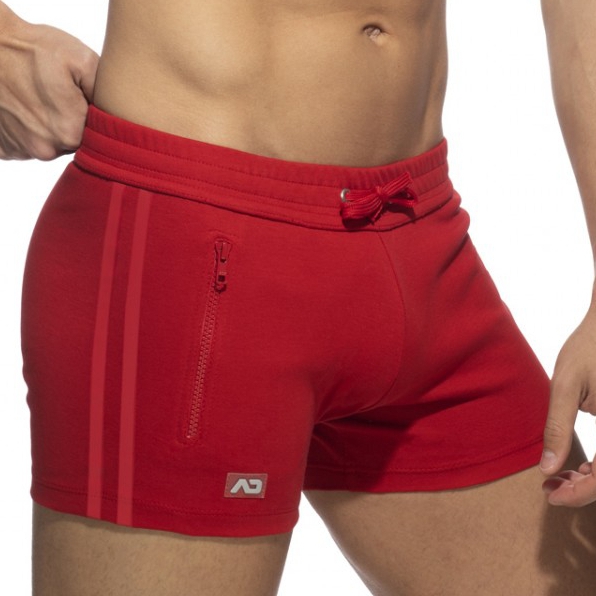 Addicted Short ZIP POCKETS SPORTS Rouge