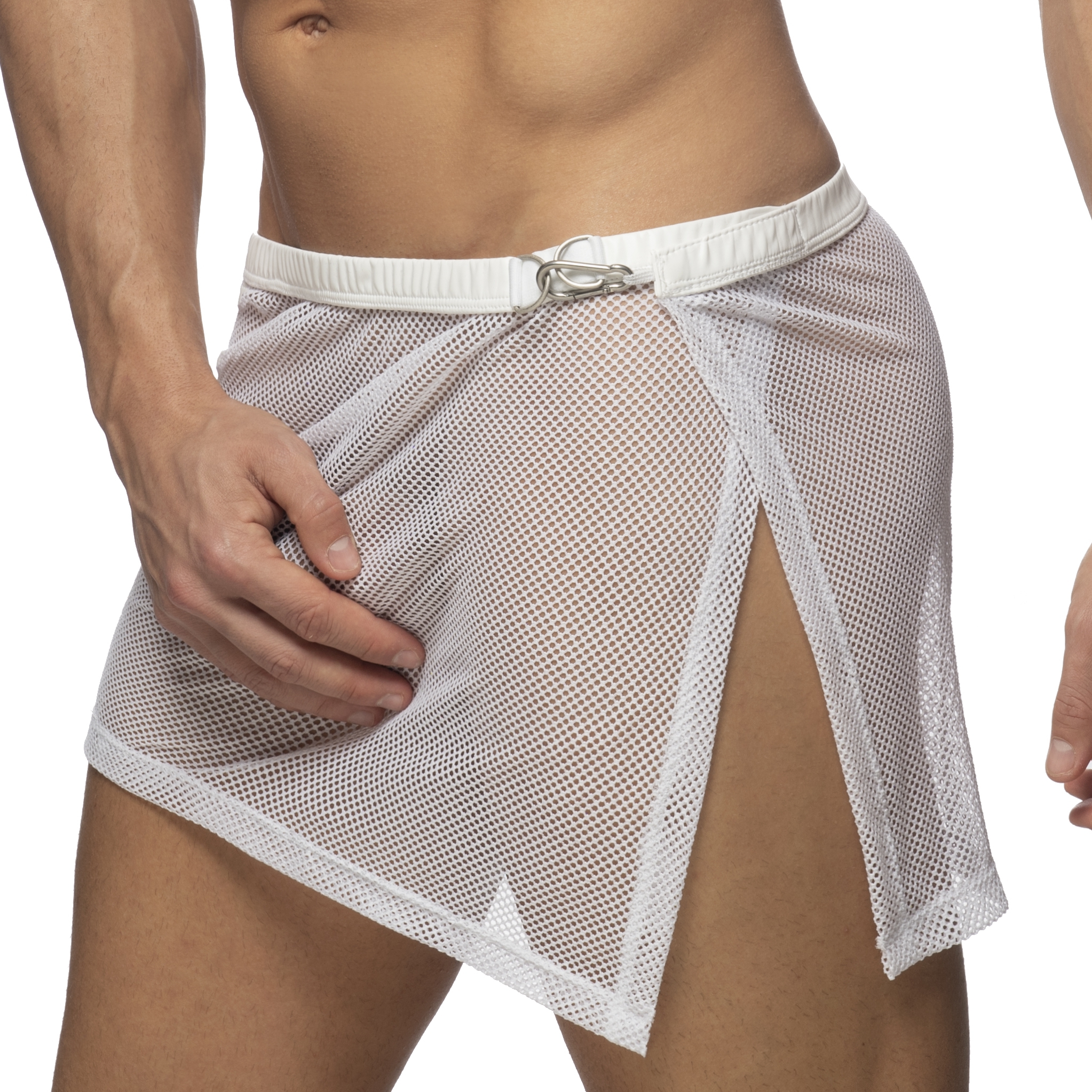 Addicted Skirt MESH Blanc