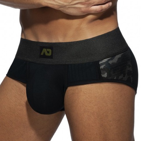 Addicted Slip ARMY COMBI Noir