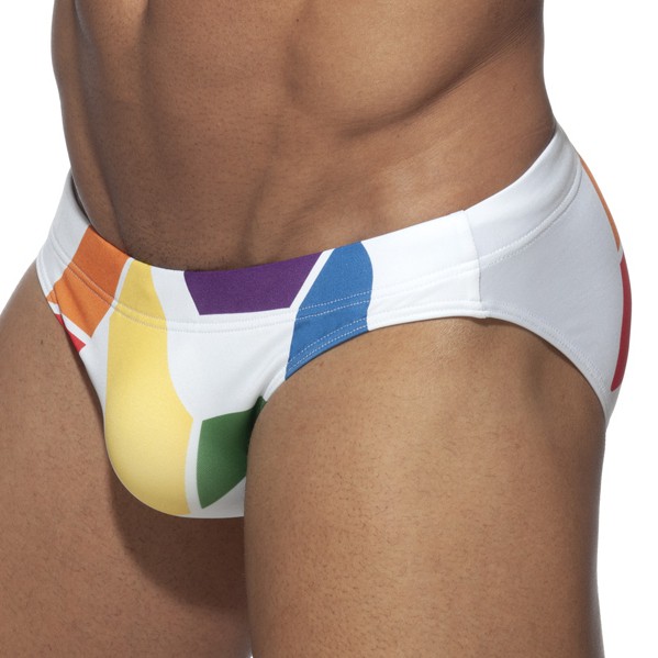 Addicted Slip de bain AD PRIDE Blanc