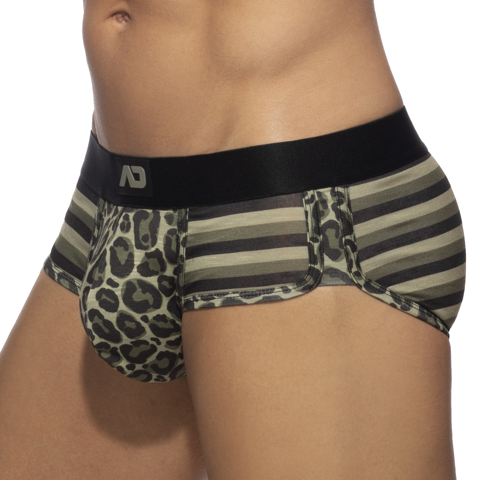 Addicted Slip LEO STRIPE Khaki