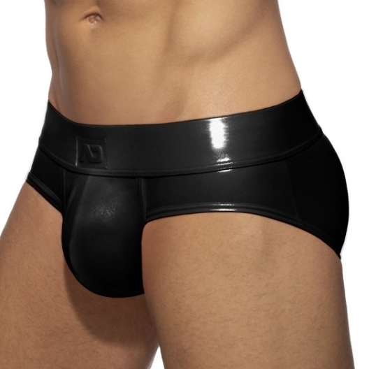Addicted Slip NEON SHINY BRIEF Noir