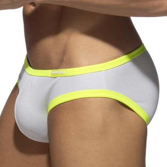 Addicted Slip SNOW Blanc-Jaune neon