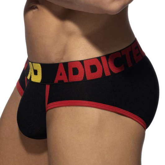 Addicted Slip TRICOLOR PIQUE Noir