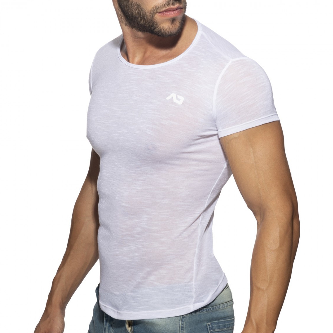 Addicted T-shirt THIN FLAME Blanc