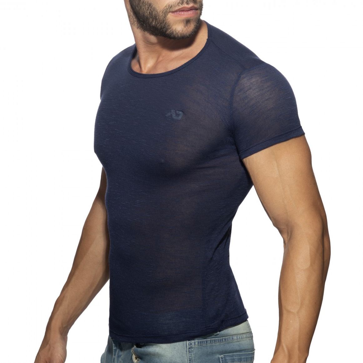 Addicted T-shirt THIN FLAME Marine