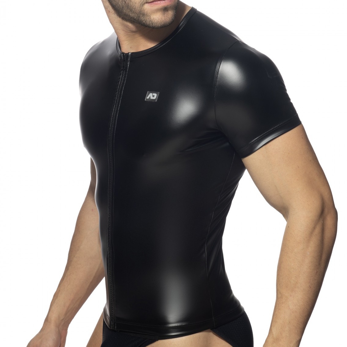 Addicted T-shirt ZIP FETISH Noir