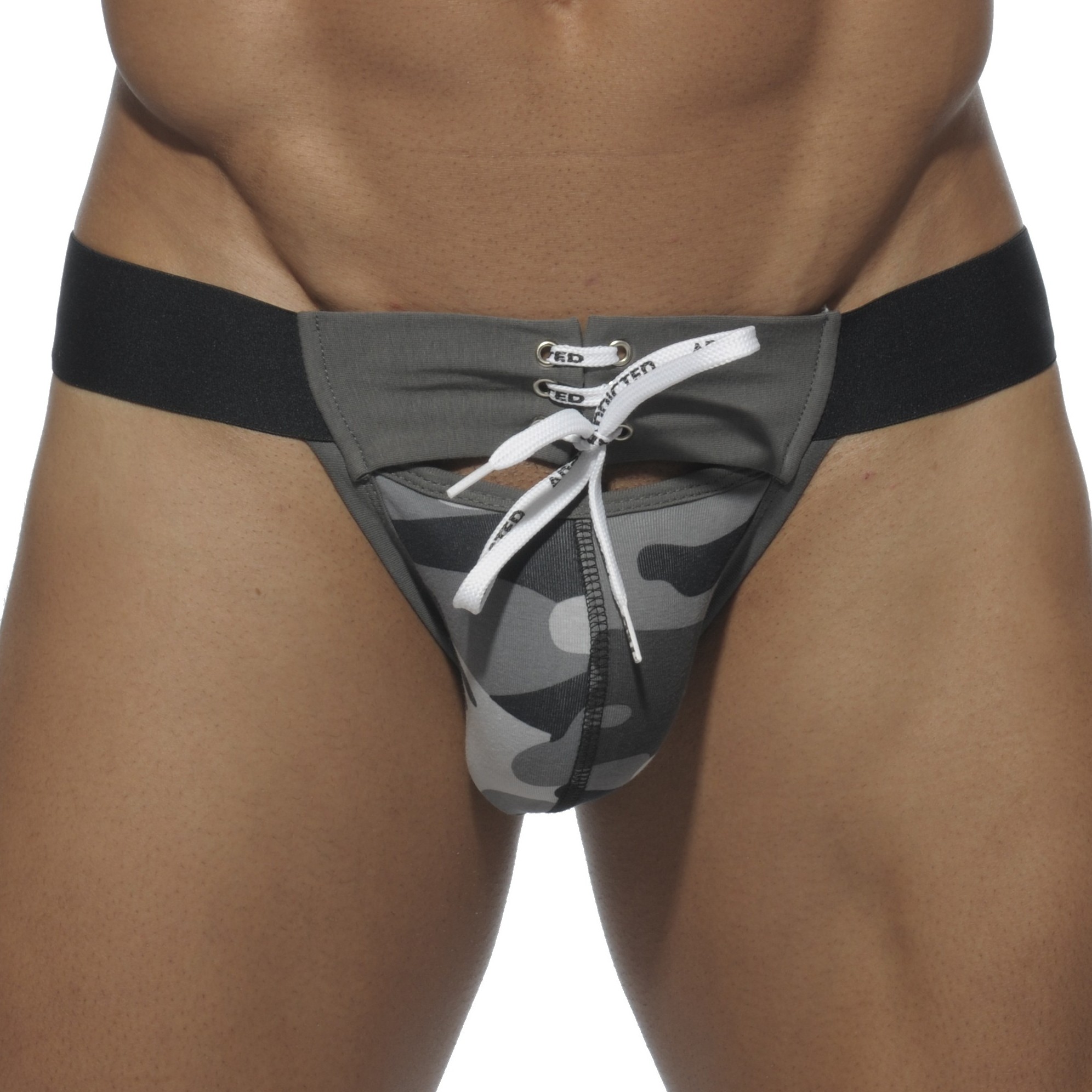 Addicted Tie-Up Jockstrap Gris