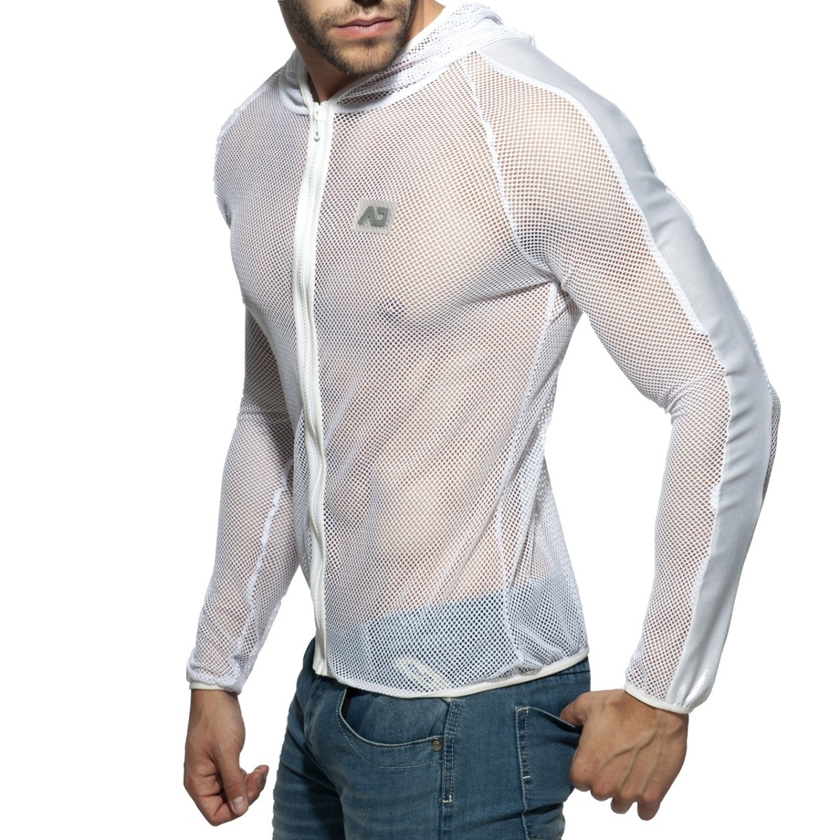 Addicted Veste MESH JACKET Blanche