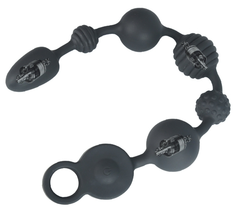 AnalMasterBalls Boules anales vibrantes BEADS VIBES M 36 x 4.5cm