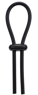 Anneau pénien ajustable LASSO DOUBLE Noir