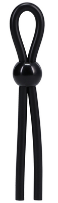 Anneau pénien ajustable LASSO SINGLE Noir