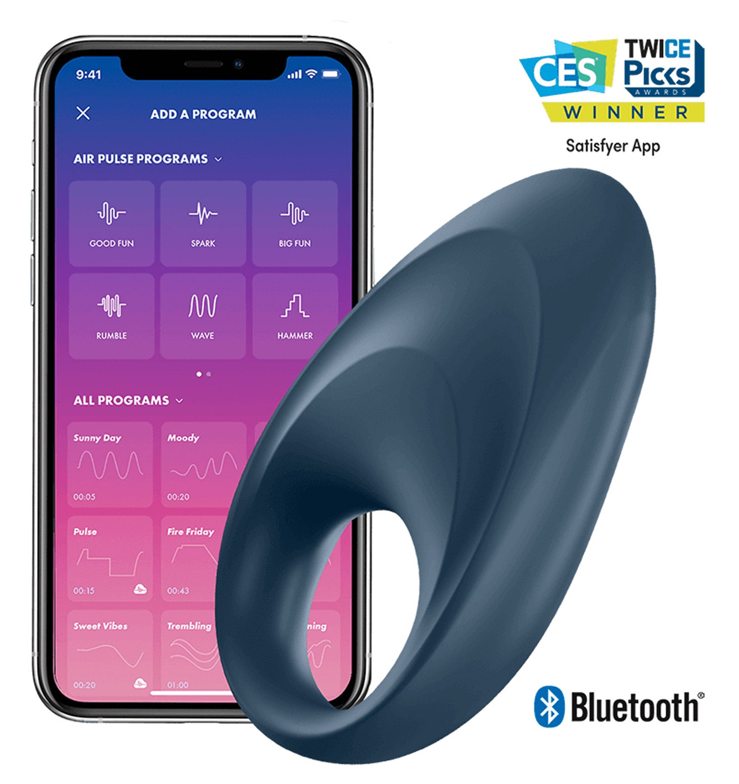 Anneau pénien connecté MIGHTY ONE Satisfyer